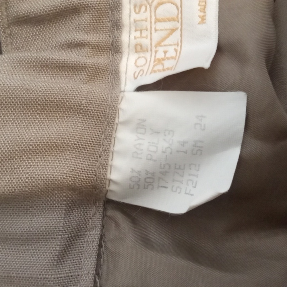 Pendleton Sophisticates Vintage Lined Button High… - image 7